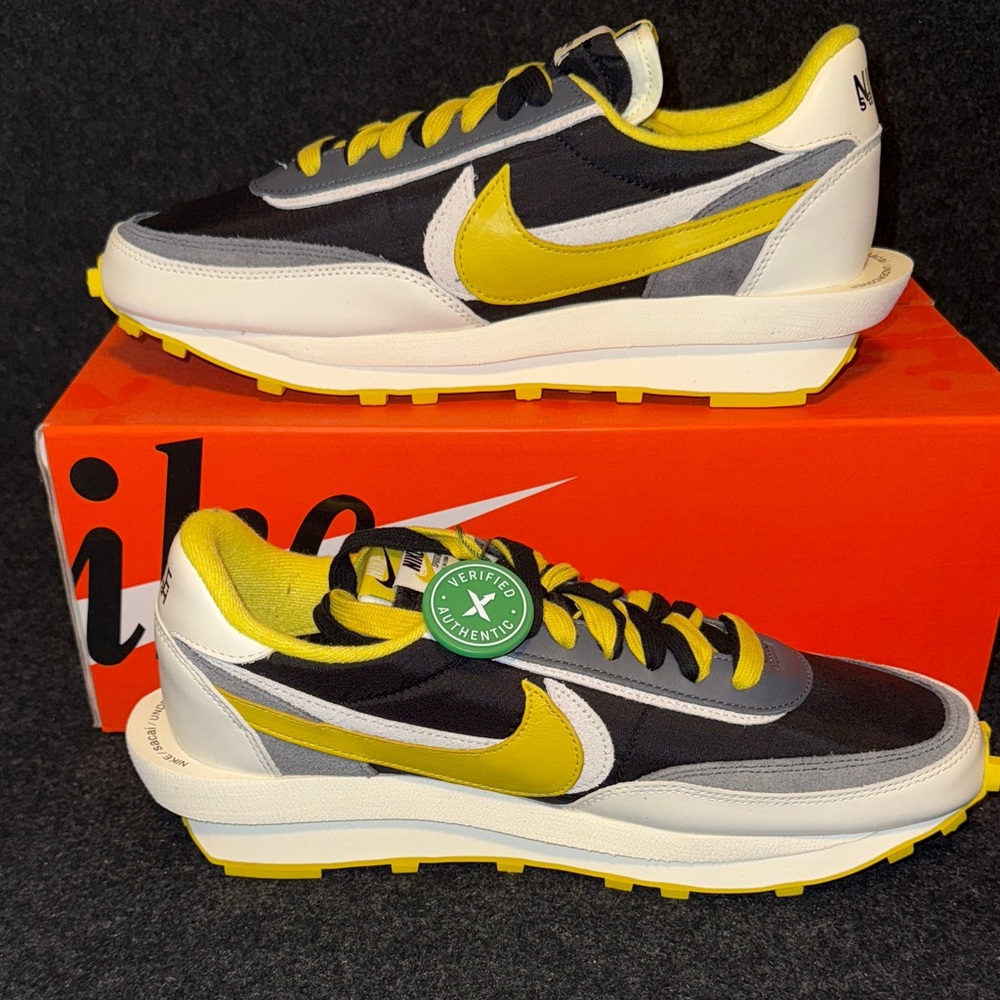Nike LD Waffle Sacai Undercover Black Bright Citron